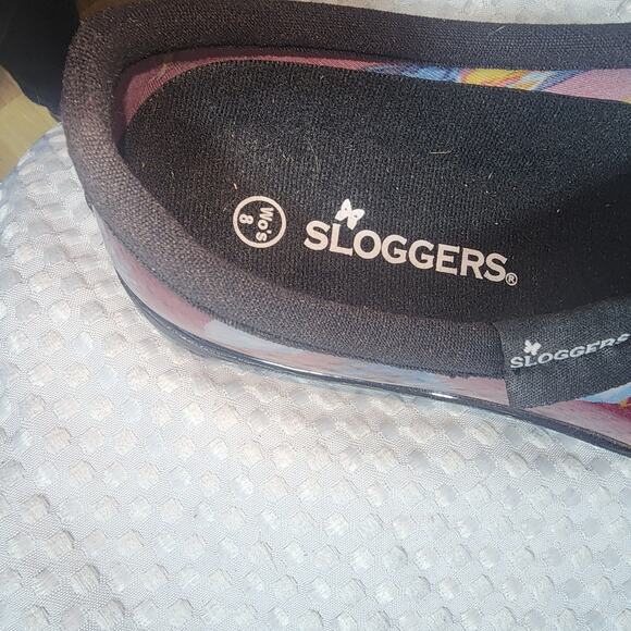 SLOGGERS EUC WOMENS SZ 8 ROOSTER WATERPROOF GARDEN CLOGS SHOES - Picture 5 of 9